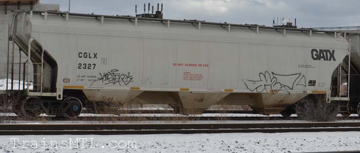 Car/wagon CGLX2327 left side / coté gauche